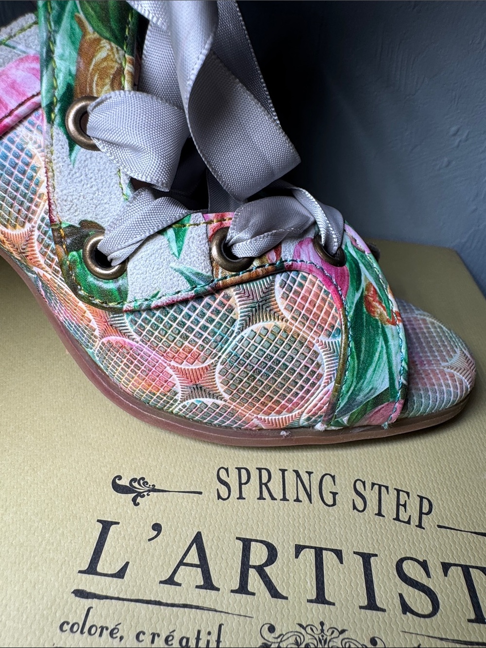 L'Artiste Spring Step Sandal w/ Jeweled Heels - Picture 5 of 16
